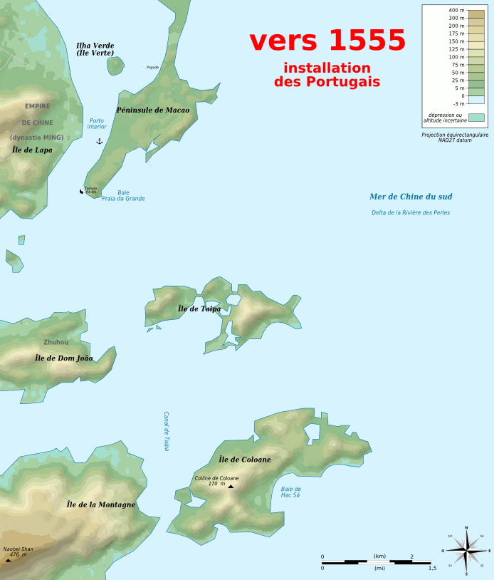 Animated map showing reclamation projects throughout the years