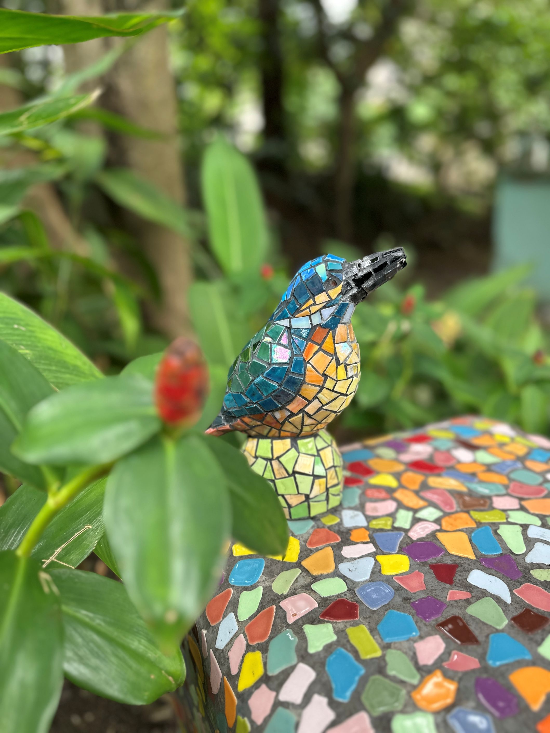 Art pieces along the trail